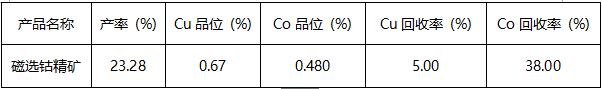 高梯度磁選機(jī)選礦分選銅鈷工藝指標(biāo).jpg